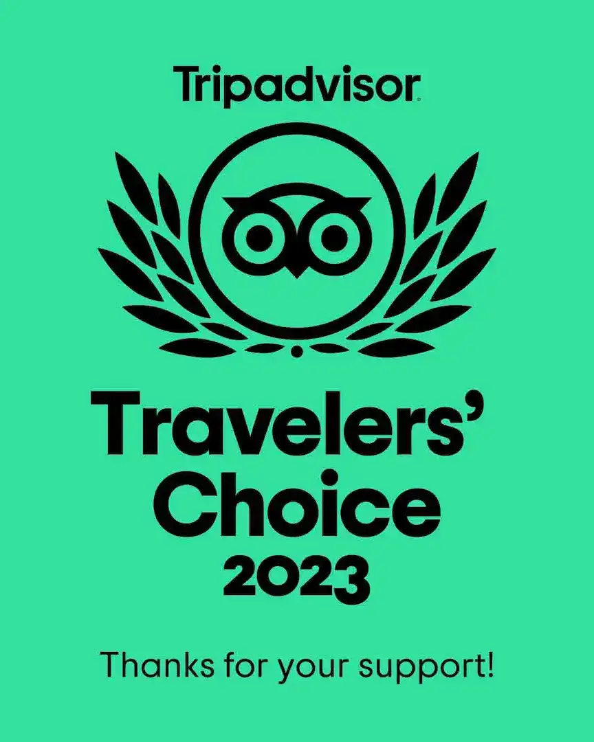 Tripadvisor Travellers' Choice 2023